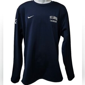 Villanova Wildcats Nike Lacrosse Sweatshirt/Pullover Mens S:Large #22 On Sleeve
